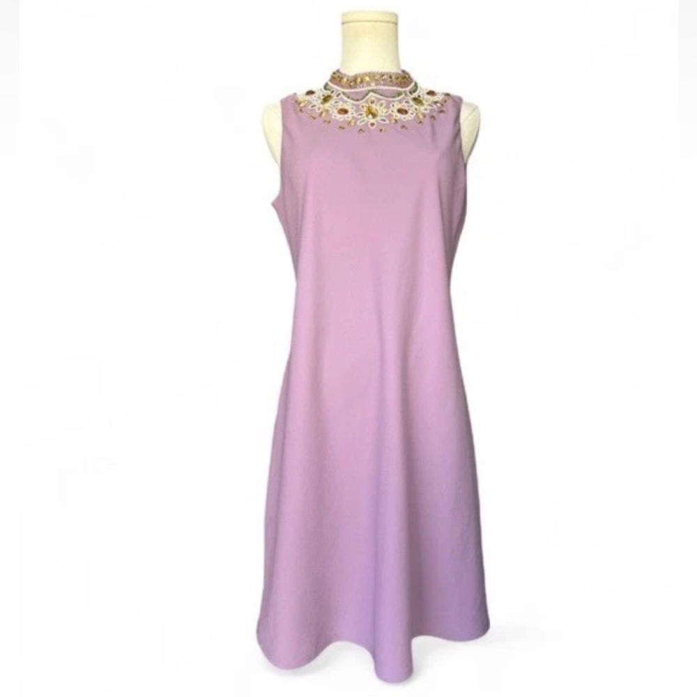 Moschino Cheap and Chic Lavender Sheath Dress  Size 10